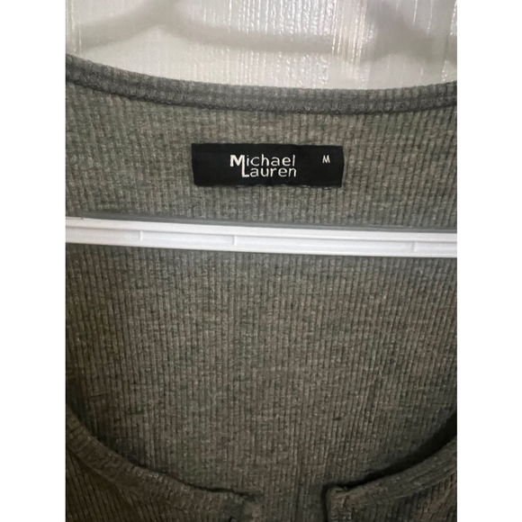 🔵 30) REVOLVE Michael Lauren Gray Ribbed Murphy Tank Top - Size M NWT - Picture 3 of 9